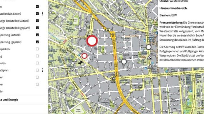 Baustelleninformationen im digitalen Stadtmodell: Wiesbaden startet zentrale Plattform Baustelleninformationen im digitalen Stadtmodell: Wiesbaden startet zentrale Plattform