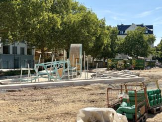 Elsässer Park in Wiesbaden: Bauarbeiten laufen planmäßig, Fertigstellung im Herbst geplant