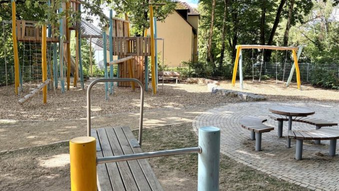 Erneuerter Spielplatz in Erbenheim öffnet südlichen Bereich nach Umbau