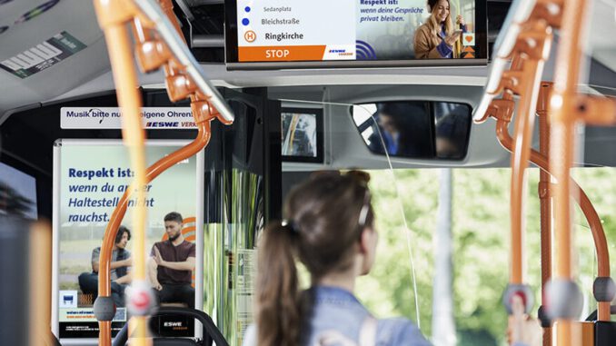 ESWE Verkehr wirbt mit Respektkampagne gegen Störungen im Busverkehr ESWE Verkehr wirbt mit Respektkampagne gegen Störungen im Busverkehr