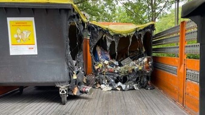 Mehr als 250 Mülltonnen in Wiesbaden seit Jahresbeginn beschädigt oder zerstört Mehr als 250 Mülltonnen in Wiesbaden seit Jahresbeginn beschädigt oder zerstört