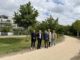 Neue Fuß und Radwege in Kastel führen direkt zur Rheinpromenade