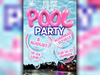 Sommerabend im Rosenbad: Poolparty für 14 bis 27-Jährige am 8. August