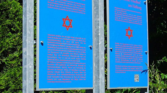 Wehen erneuert Informationstafeln am historischen jüdischen Friedhof am Halberg Wehen erneuert Informationstafeln am historischen jüdischen Friedhof am Halberg